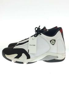 NIKE◆AIR JORDAN 14 RETRO/エアジョーダンレトロ/ホワイト/487471-102/28cm/WHT//