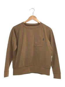 THE NORTH FACE◆L/S AIRY RELAXING TEE/長袖カットソー/S/ポリエステル/BRW/NTW61961//