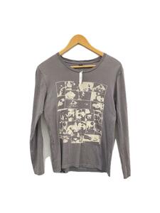HYSTERIC GLAMOUR◆長袖Tシャツ/S/コットン/GRY/5CL-1201//
