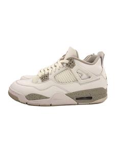 NIKE◆AIR JORDAN 4 RETRO_エア ジョーダン 4 レトロ/27.5cm/WHT//