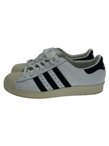 adidas◆SUPER STAR 80S/スーパースター/26.5cm/WHT//