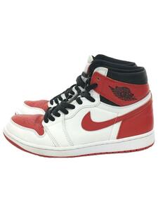 NIKE◆AIR JORDAN 1 RETRO HIGH OG_エアジョーダン 1 レトロ ハイ OG/27cm/RED//