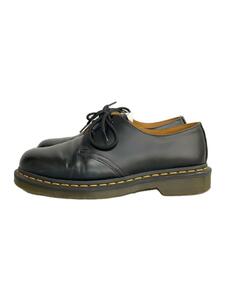 Dr.Martens◆3eye Gibson Shoes/ドレスシューズ/UK8/BLK/レザー/146159