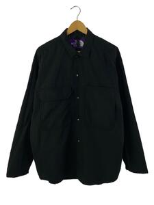 THE NORTH FACE PURPLE LABEL◆POLYESTER WOOL RIPSTOP TRAIL SHIRT_ポリエステルウールリップストップトレイル/L