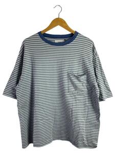 marka◆BORDER TEE S/S/2/コットン/BLU/ボーダー/M23A-15CS01B