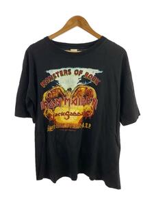 90s/IRON MAIDEN/MONSTERS OF ROCK/Tシャツ/XL/コットン/ブラック