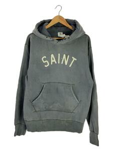 SAINT MICHAEL◆パーカー/M/コットン/GRY/無地/SM-S21-0000-019