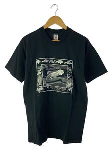 FRUIT OF THE LOOM◆Tシャツ/L/コットン/BLK/90s