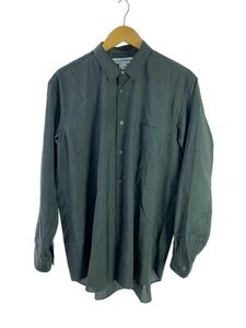 COMME des GARCONS SHIRT◆長袖シャツ/L/ウール/GRY/FZ-B301