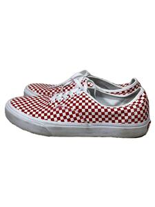 VANS◆ローカットスニーカー/28.5cm/RED/キャンバス/507698