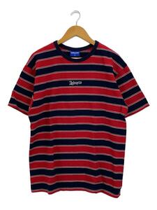 Lafayette◆MULTI STRIPED TEE/Tシャツ/L/コットン/RED/ボーダー/LS200118