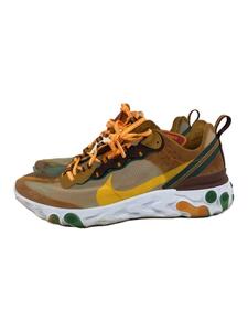 NIKE◆REACT ELEMENT 87/リアクトエレメント/アイボリー/CJ6897-113/28cm/BRW/ポリエステ