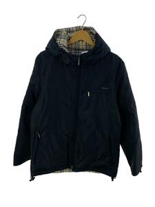 BURBERRY BLACK LABEL◆ダウンジャケット/M/ポリエステル/BLK/無地/BMP82-318-09