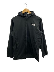 THE NORTH FACE◆ES ANYTIME WIND HOODIE_ES エニータイムウインドフーディ/M/ポリエステル/BLK/無