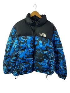 THE NORTH FACE◆1996 RETRO NUPSTE JACKET/L/ポリエステル/BLU/カモフラ/NF0A3C8D