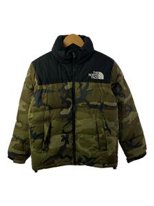 THE NORTH FACE◆NOVELTY NUPTSE JACKET_ノベルティーヌプシジャケット/S/ナイロン/マルチカラー/総柄