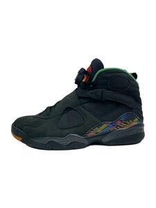 NIKE◆AIR JORDAN 8 RETRO/エアジョーダンレトロ/ブラック/305381-004/28.5cm/BLK