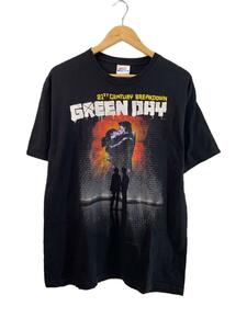 Hanes◆00s/GREEN DAY/Tシャツ/L/コットン/BLK/プリント