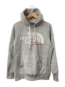 THE NORTH FACE◆FRONT HALF DOME HOODIE_フロントハーフドームフーディ/M/ポリエステル/GRY/グレー