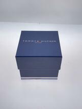 TOMMY HILFIGER◆クォーツ腕時計/アナログ/レザー/ホワイト/ブラウン/TH.329.1.14.2252_画像6