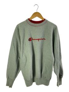 Champion◆首元色移り/90s後期/REVERSEWEAVE/スウェット/XXL/コットン/GRY