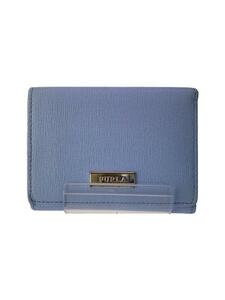 FURLA◆3つ折り財布/-/BLU/レディース