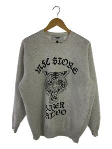 MFC STORE◆スウェット/L/コットン/WHT/プリント