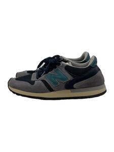 NEW BALANCE◆ローカットスニーカー/UK9.5/GRY/スウェード/m