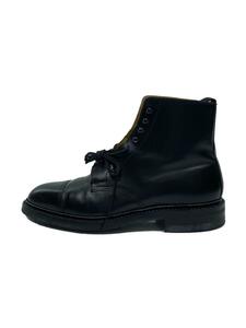 CROCKETT&JONES◆レースアップブーツ/UK6.5/BLK/レザー/8637