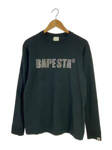 A BATHING APE◆長袖Tシャツ/M/コットン/BLK