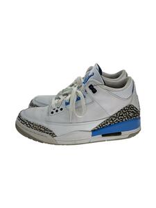 NIKE◆AIR JORDAN 3 RETRO/エアジョーダン3 レトロ/ホワイト/CT8532-104/26.5cm/WHT