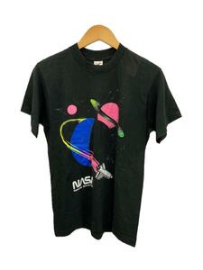 FRUIT OF THE LOOM◆Tシャツ/M/コットン/BLK/プリント/90s/