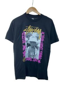 STUSSY◆千葉パルコチャプト1周年/Tシャツ/M/コットン/BLK