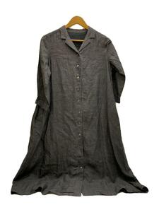 nest Robe◆7分袖ワンピース/-/リネン/GRY