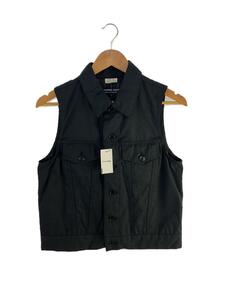 COMME des GARCONS HOMME DEUX◆17SS/ベスト/S/コットン/BLK/無地/DS-V003