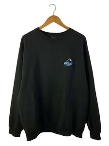 X-LARGE◆クルーネックスウェットシャツ/XL/コットン/ブラック/101241012002