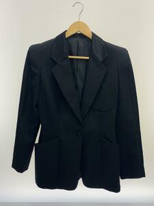 Jean Paul GAULTIER CLASSIQUE◆ジャンポールゴルチエクラシック/テーラードジャケット/40/ウール/BLK/無地/570-5.JK.YA