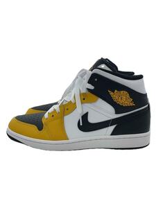 NIKE◆AIR JORDAN 1 MID_エアジョーダン 1 ミッド/27cm/YLW