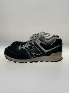 NEW BALANCE◆ニューバランス/ML574/26.5cm/BLK/スウェード