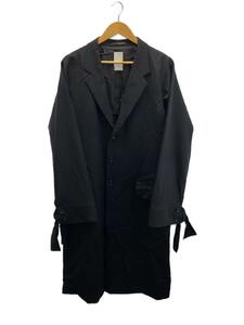 yohji yamamoto POUR HOMME◆コート/2/ウール/BLK/HS-J49-100