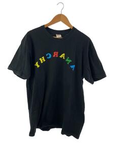 Supreme◆21SS/Jamie Reid Anarchy Tee/Tシャツ/L/コットン/ブラック