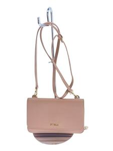 FURLA◆ショルダーバッグ/PVC/PNK/無地