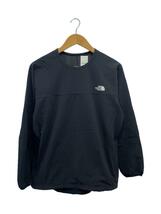 THE NORTH FACE◆APEX FLEX CREW_エイペックスフレックスクルー/-/ポリエステル/BLK_画像1