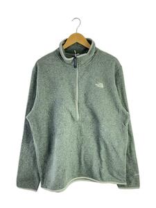 THE NORTH FACE◆M ALPINE 100 1/2 ZIP/フリースジャケット/XL/ポリエステル/GRY/NF0A7ZX7DYY