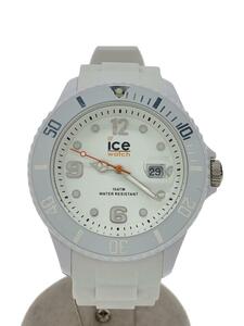 ice watch◆アイス フォーエバー/クォーツ腕時計/アナログ/ラバー/WHT/WHT/000144