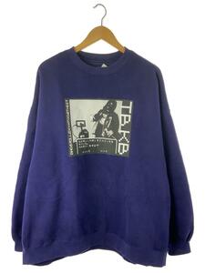 TIGHTBOOTH PRODUCTION◆×KILLER BONG/RPG CREW SWEATSHIRT/スウェット/XL/コットン/パープル