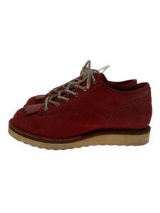 WESCO◆ブーツ/7 1/2E/RED/スウェード/REDJH02LLL1010