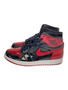 NIKE◆AIR JORDAN 1 RETRO HIGH OG/ハイカットスニーカー/27cm/RED/555088-063