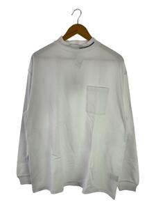 HUF◆MOCK TOP/長袖Tシャツ/L/コットン/WHT