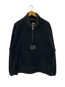 NIKE◆ESSENTIALS HALFZIP FLEECE/XXL/ポリエステル/BLK